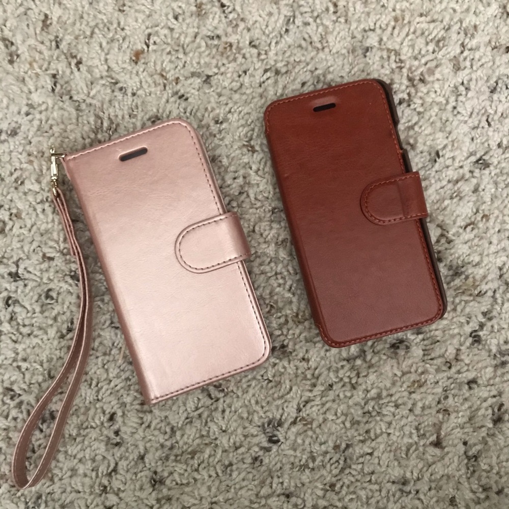 iPhone 7 wallet cases, total of 2